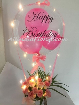 Custom Birthday Balloon Bouquet Structure - The Brat Shack Party Store